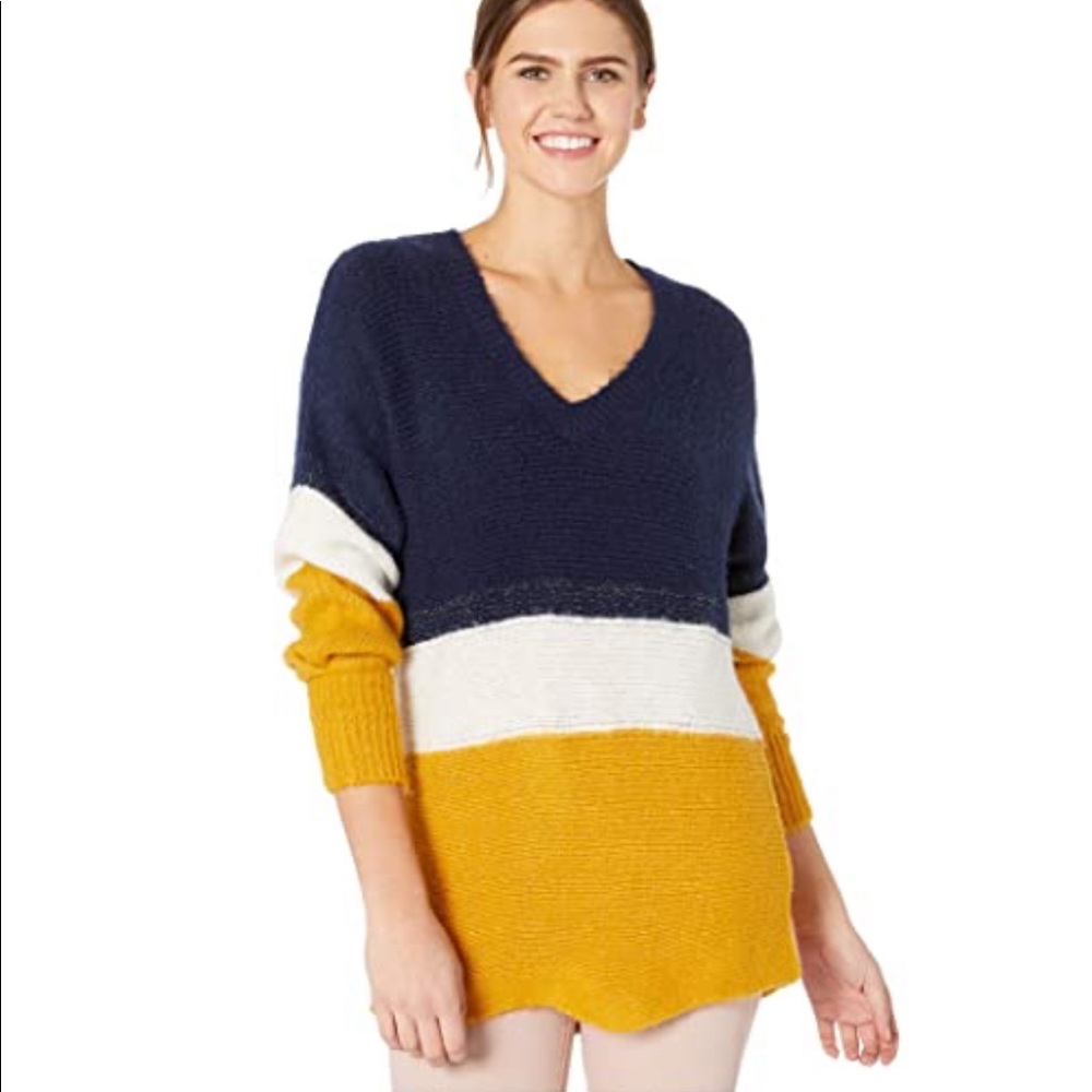 1. State V Neck Sweater